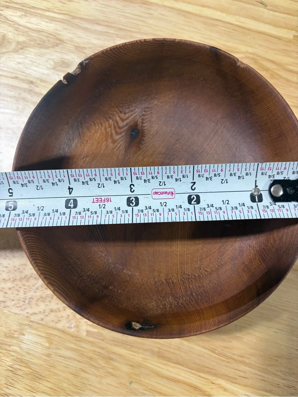 Handcrafted Cedar Trinket Bowl